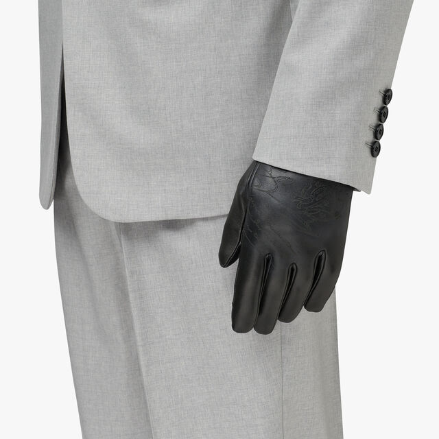 Gants en cuir, NERO, hi-res 2