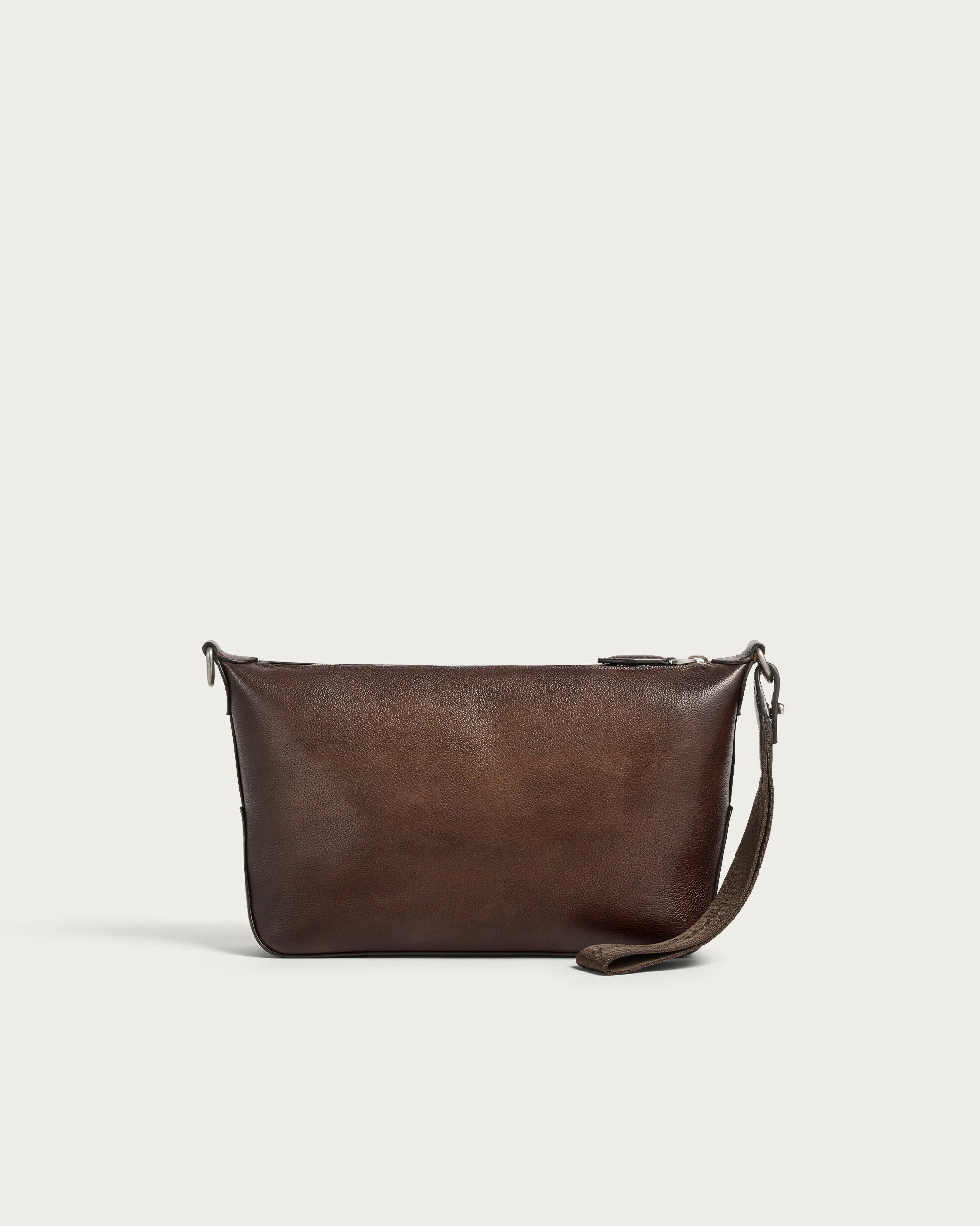 Toujours Soft Zipped Pouch, Soft Brown, hi-res