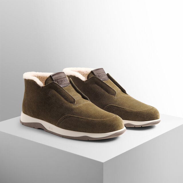 Echappée Suede Slip On, LIGHT KAKI, hi-res 9