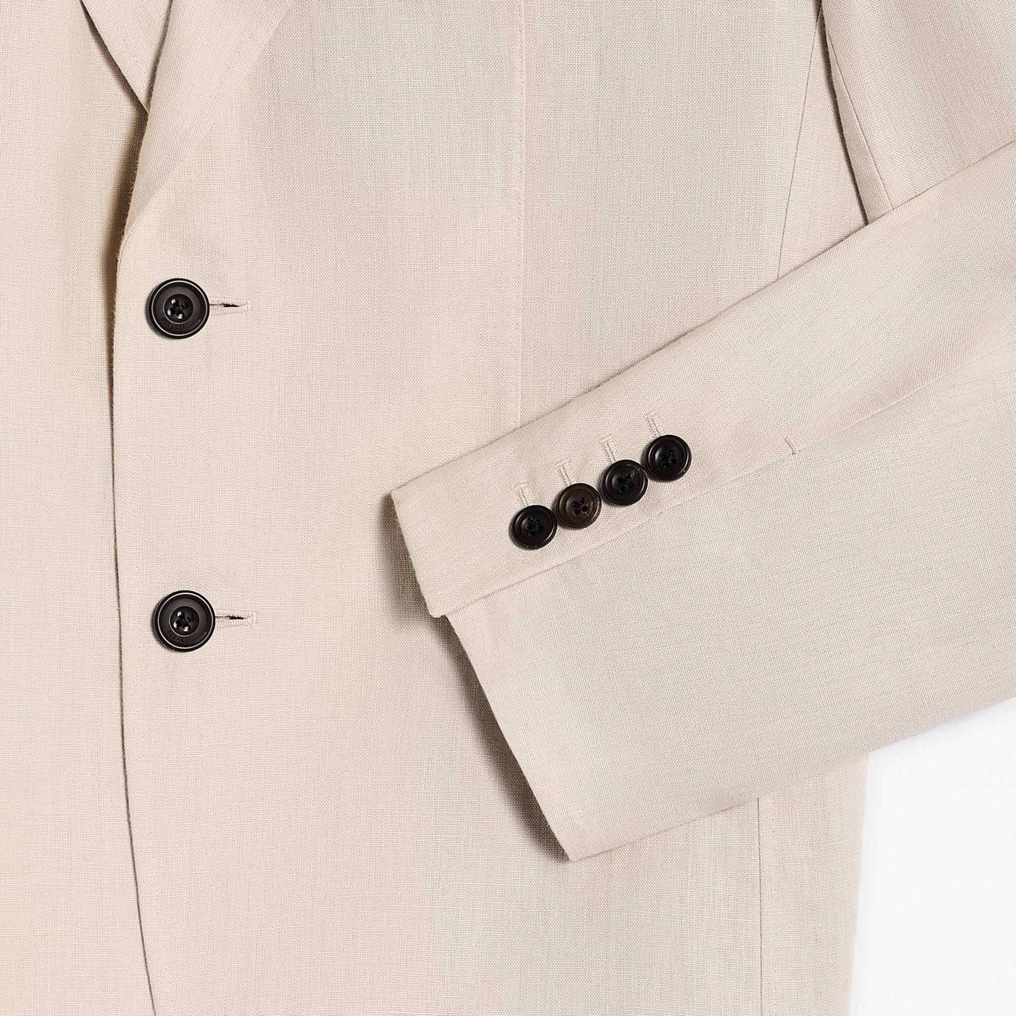 Light Summer Construction Linen Jacket | Berluti US