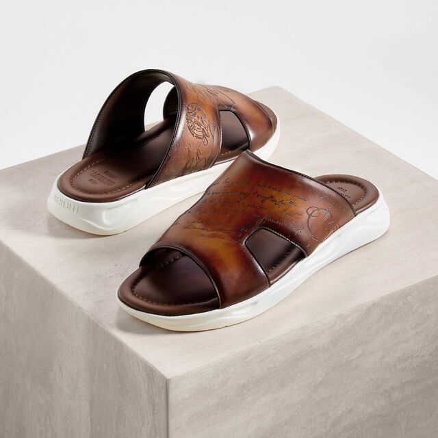 Shadow Leather Sandal, CACAO INTENSO, hi-res 8