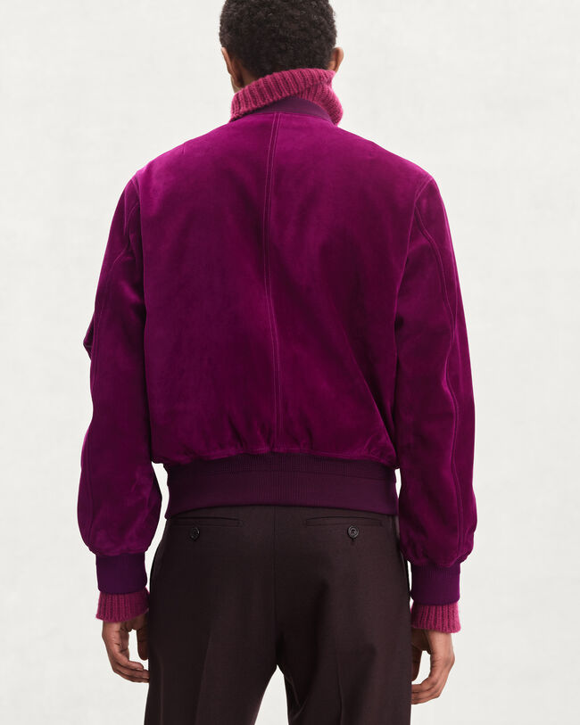 Bomber Jacket, Purple Fushia, hi-res