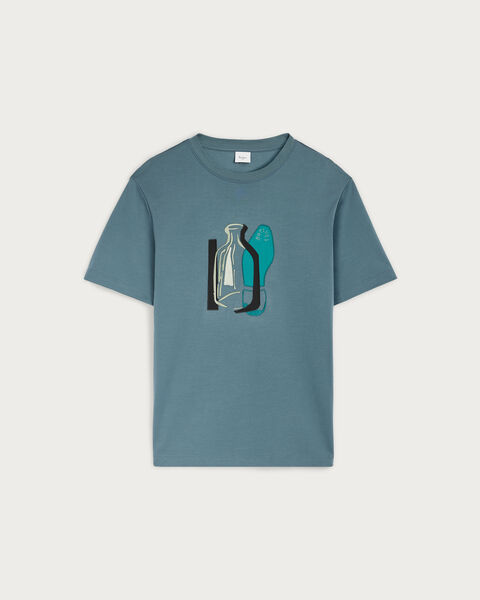 Berluti Artwork Collage T-shirt, Stone Blue, hi-res
