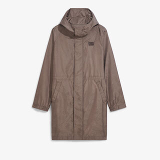 Nylon Scritto Packable Parka, SEPIA    , hi-res