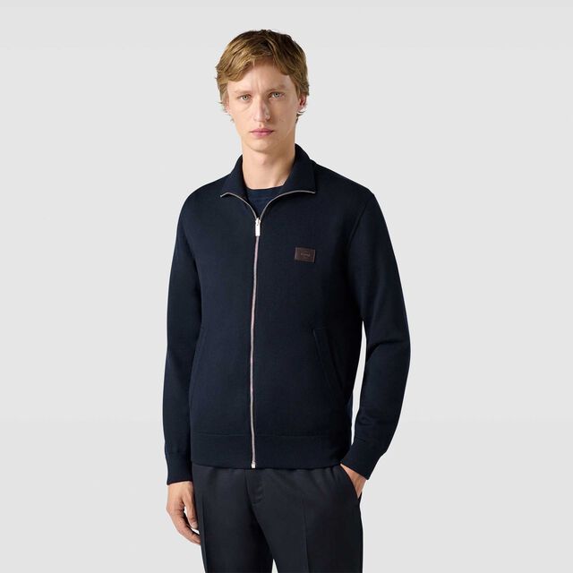 Blouson Réversible En Laine, COLD NIGHT BLUE, hi-res 6