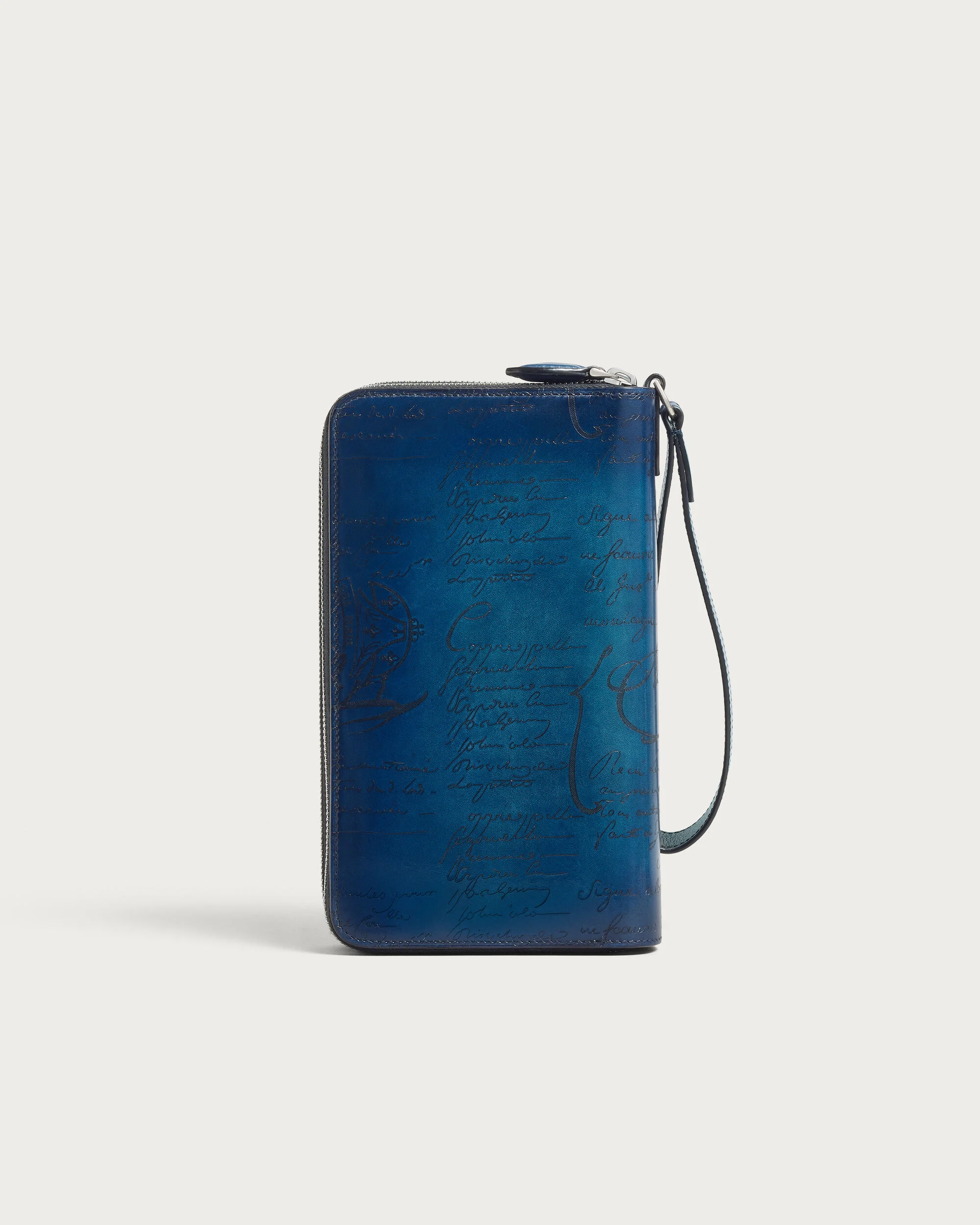 Tali Maxi Zipped Pouch, Gasoline, hi-res