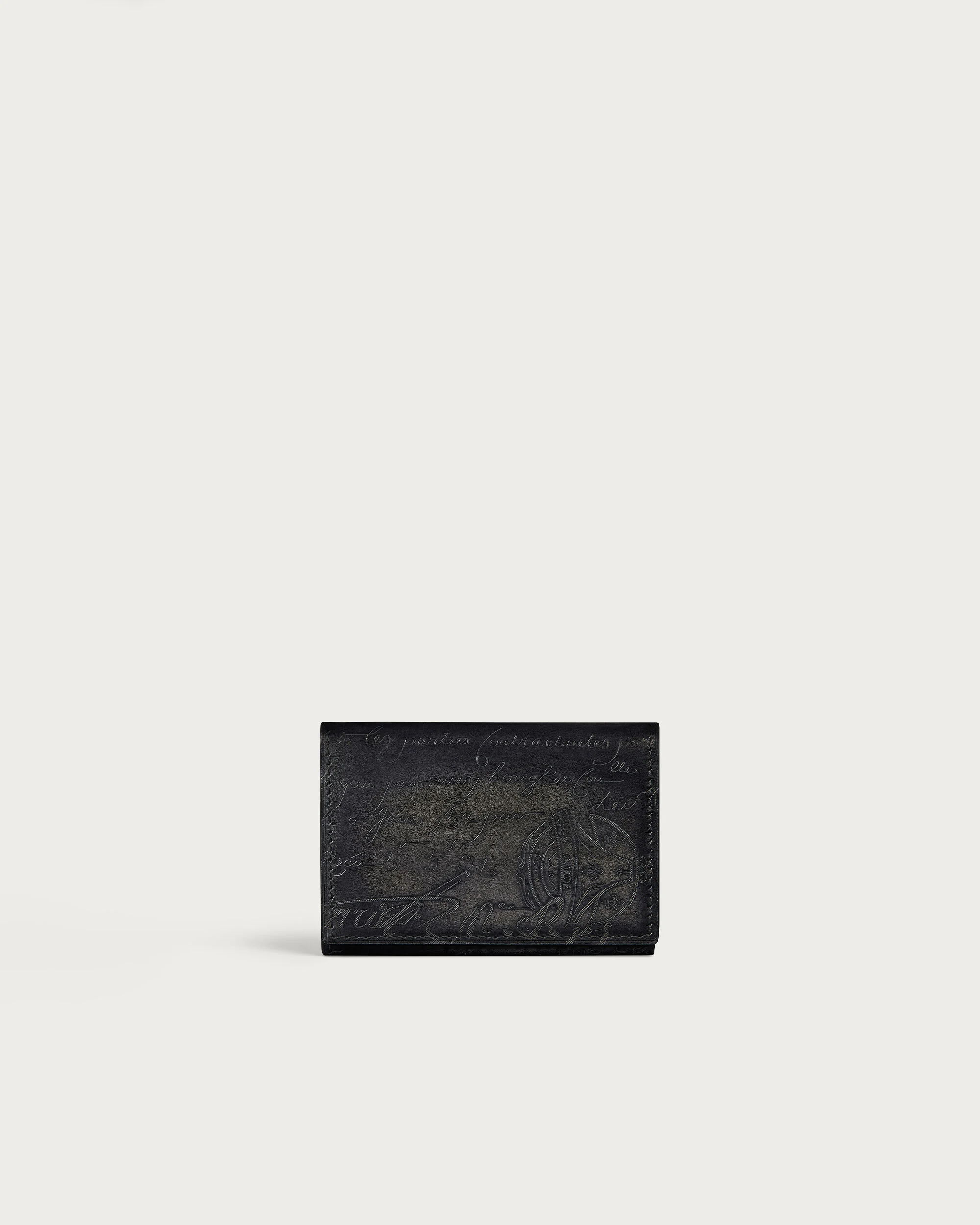 インブイア フラップ カードホルダー, Nero Grigio, hi-res