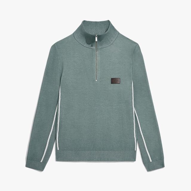 Shadow Half-Zip, PRASIN GREEN, hi-res 1