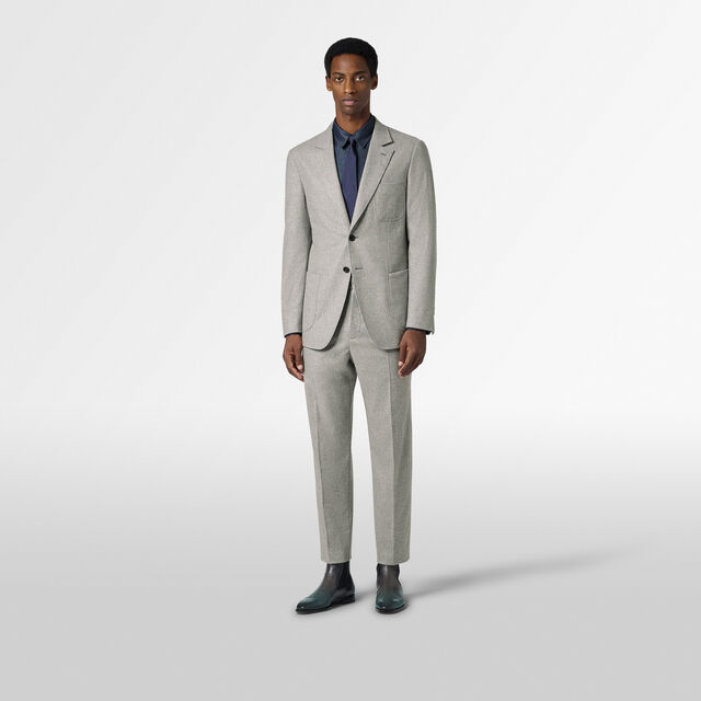 Cashmere Stretch Travel Jacket, LIGHT GREY MELANGE, hi-res 5