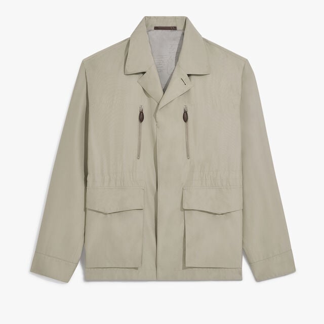 Technical Silk Travel Field Jacket, ANISE, hi-res 1