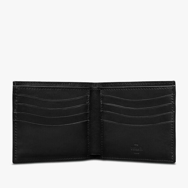 Makore Scritto Leather Wallet, CACAO INTENSO, hi-res 3