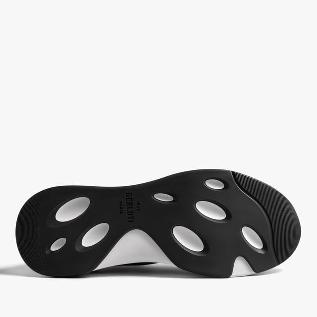 Sneaker Shadow En Maille Et Cuir De Veau, TEMPEST / BLACK, hi-res 6