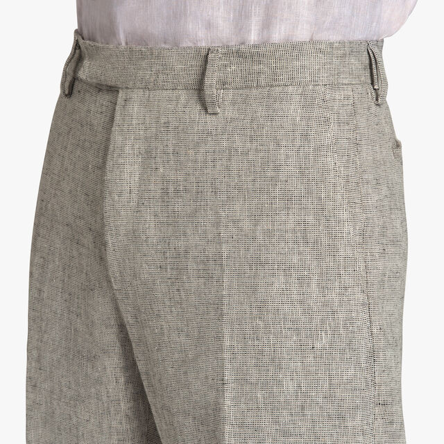 Linen Formal Trousers, LINEN / LIQUORICE, hi-res 5