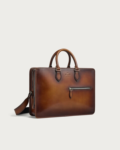 Deux Jours Briefcase, Cacao Intenso, hi-res