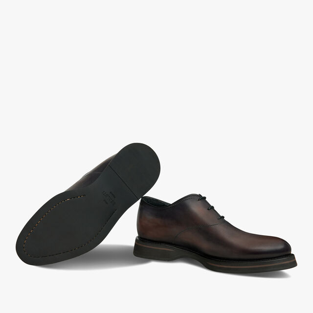Alessio Leather Oxford, CHARCOAL BROWN, hi-res 4
