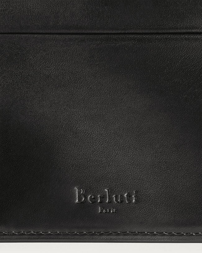 Makore Slim Gaspard Compact Wallet, Charcoal Gray, hi-res