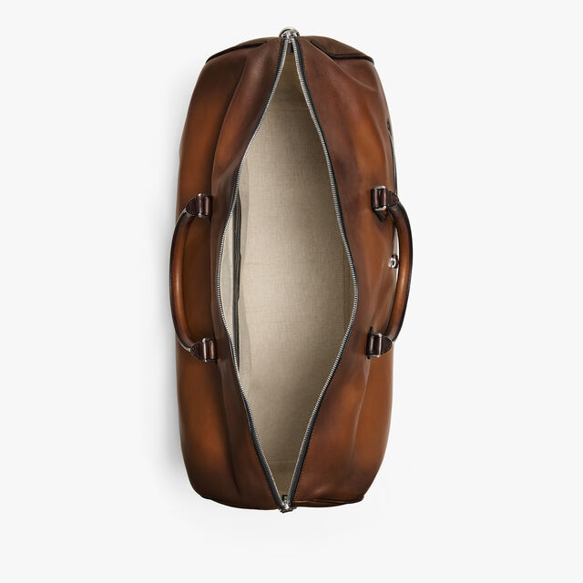 Sac de Voyage Jour Off Grand Modèle En Cuir, CACAO INTENSO, hi-res 3