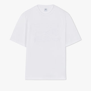 T-shirt Avec Broderie Scritto