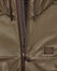 Ultralight Fly Leather Hooded Blouson, Kaki, Image 1