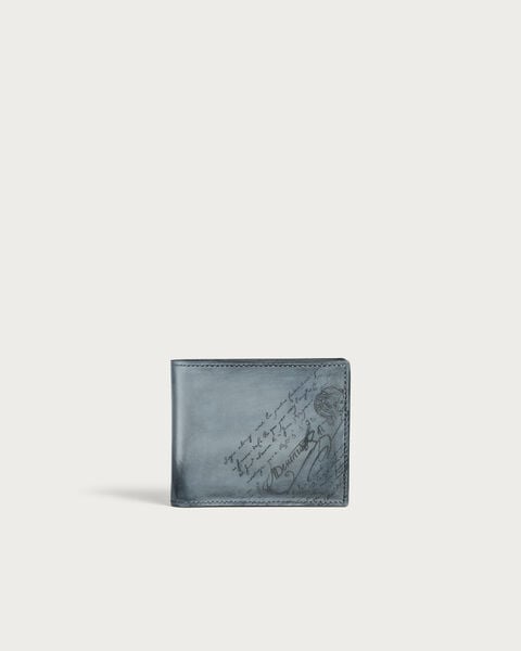 Makore Slim Compact Wallet, Bleu Brume, hi-res