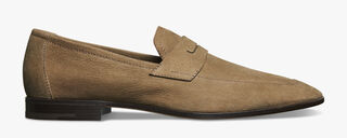Lorenzo Rimini Goat Leather Loafer, TAUPE, hi-res
