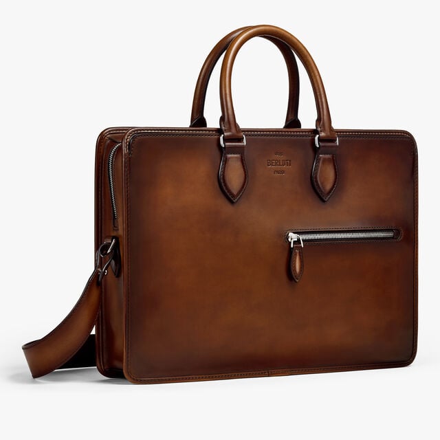 Cartable Un Jour En Cuir, CACAO INTENSO, hi-res 6