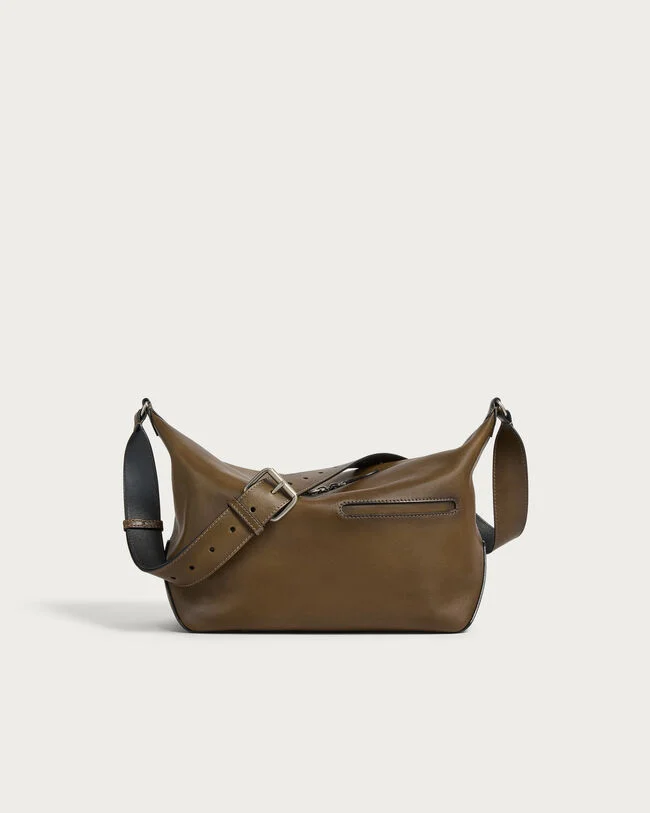 Sac Bandoulière Toujours Soft Zipped Hobo, Dark Kaki, hi-res
