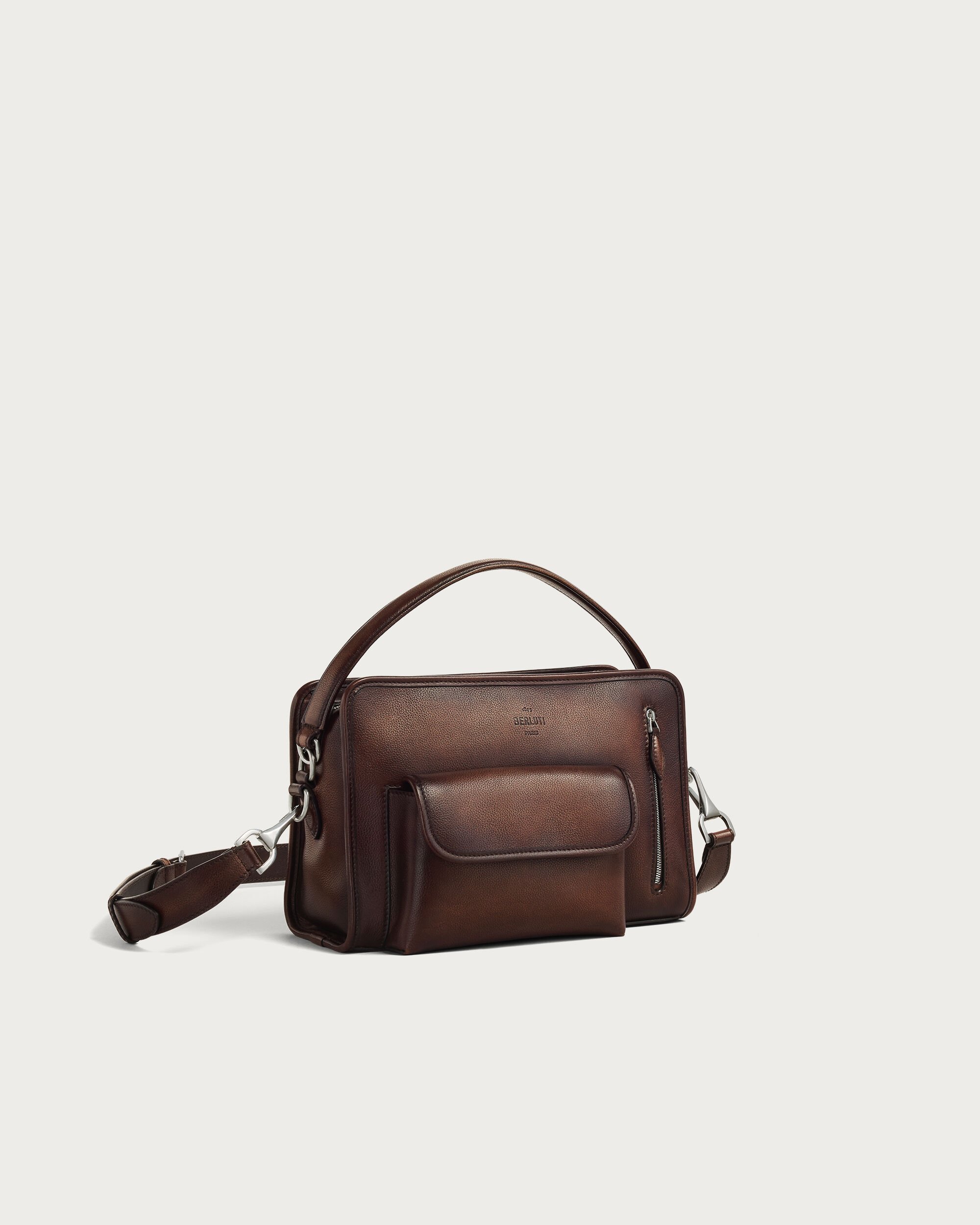 Journalier Multipockets Messenger, Soft Brown, hi-res