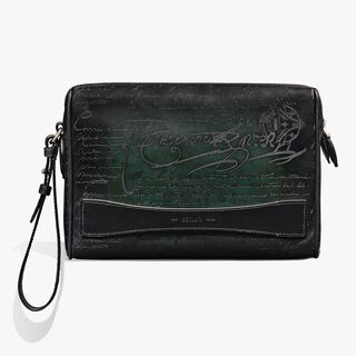 Rosewood Scritto Leather Pouch, OPUNTIA, hi-res