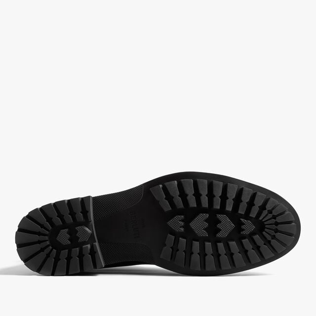 New Oslo粒面小牛皮靴 , BLACK, hi-res 6