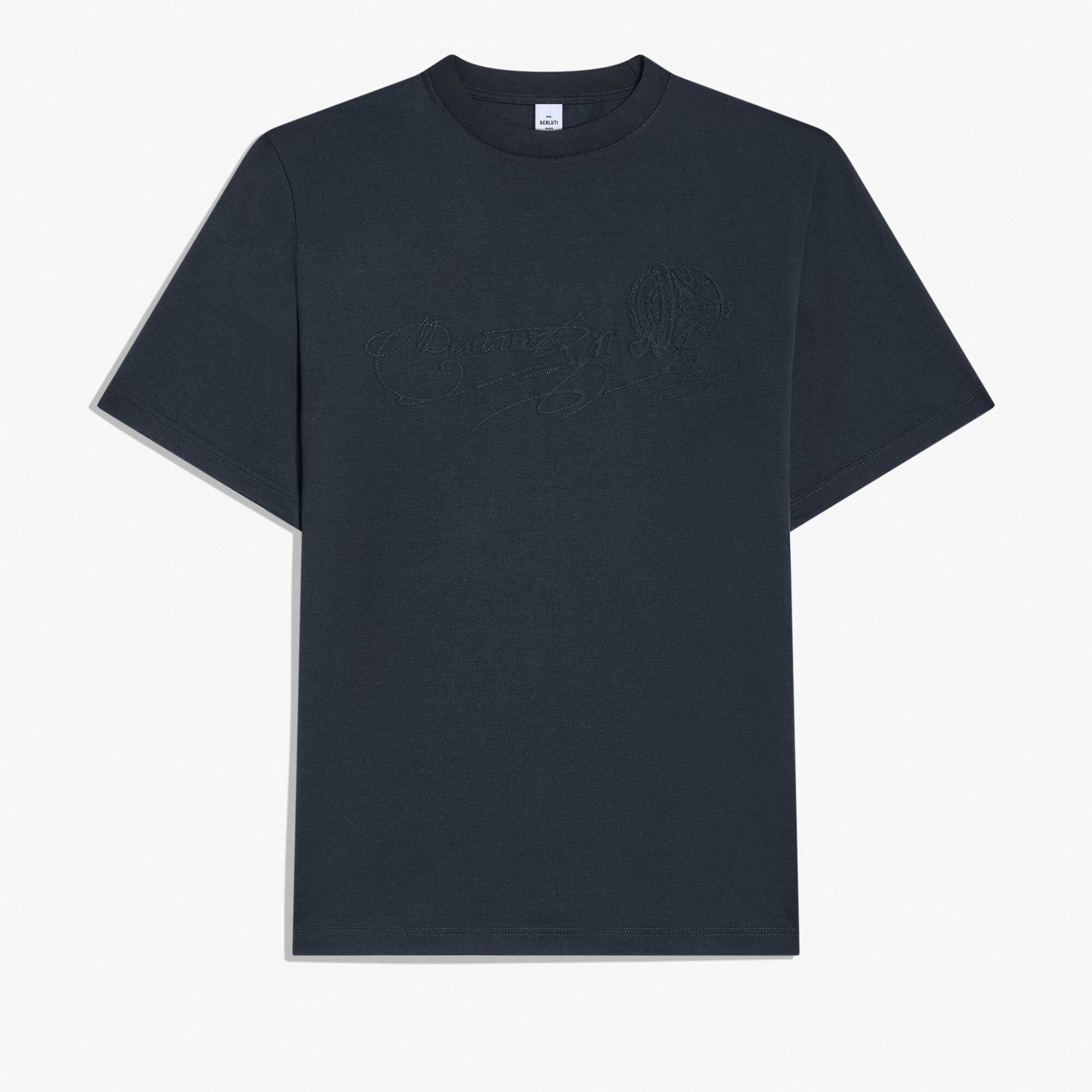 スエードエフェクト スクリット Tシャツ | ベルルッティ JP