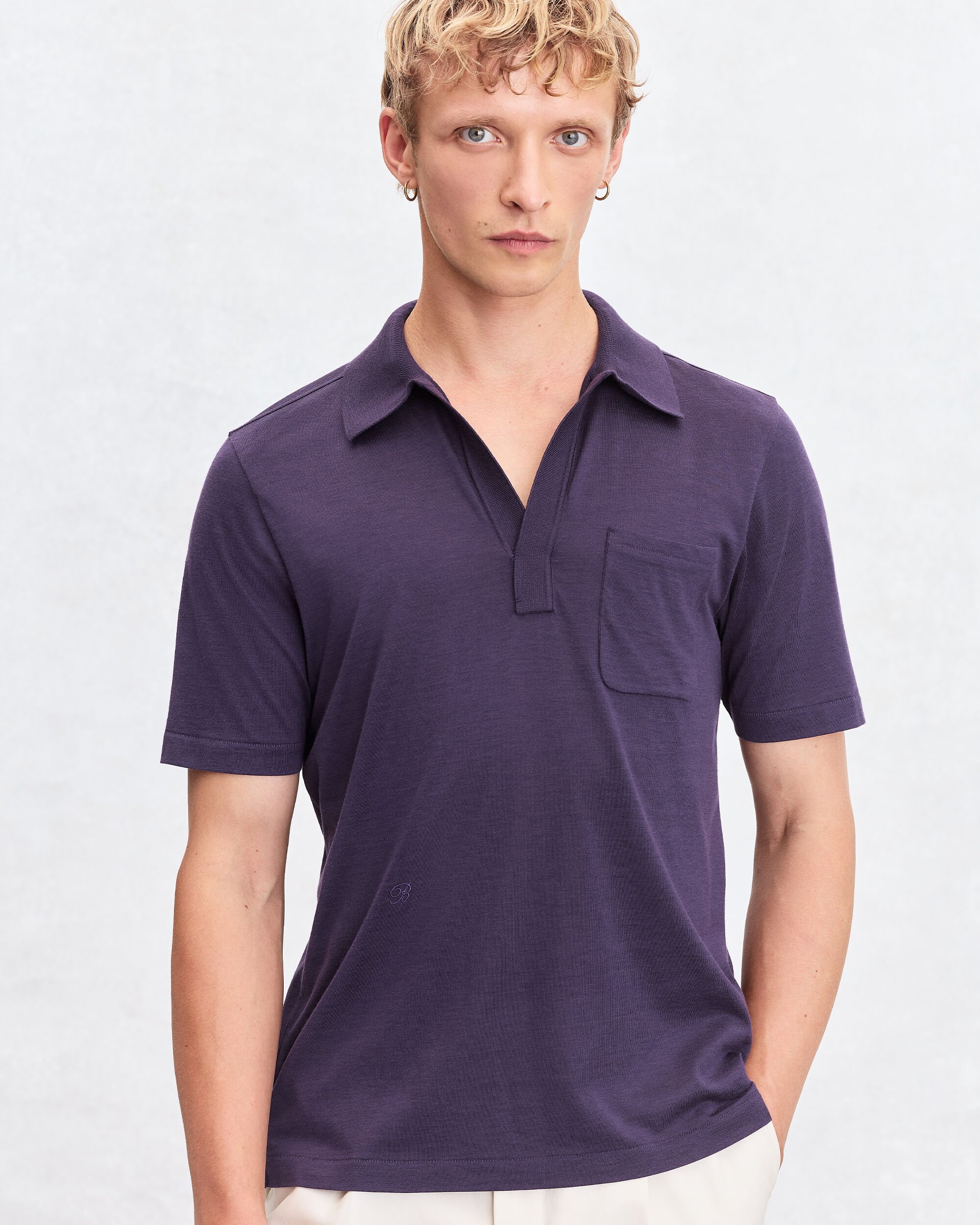 Light Polo, Dark Purple, hi-res