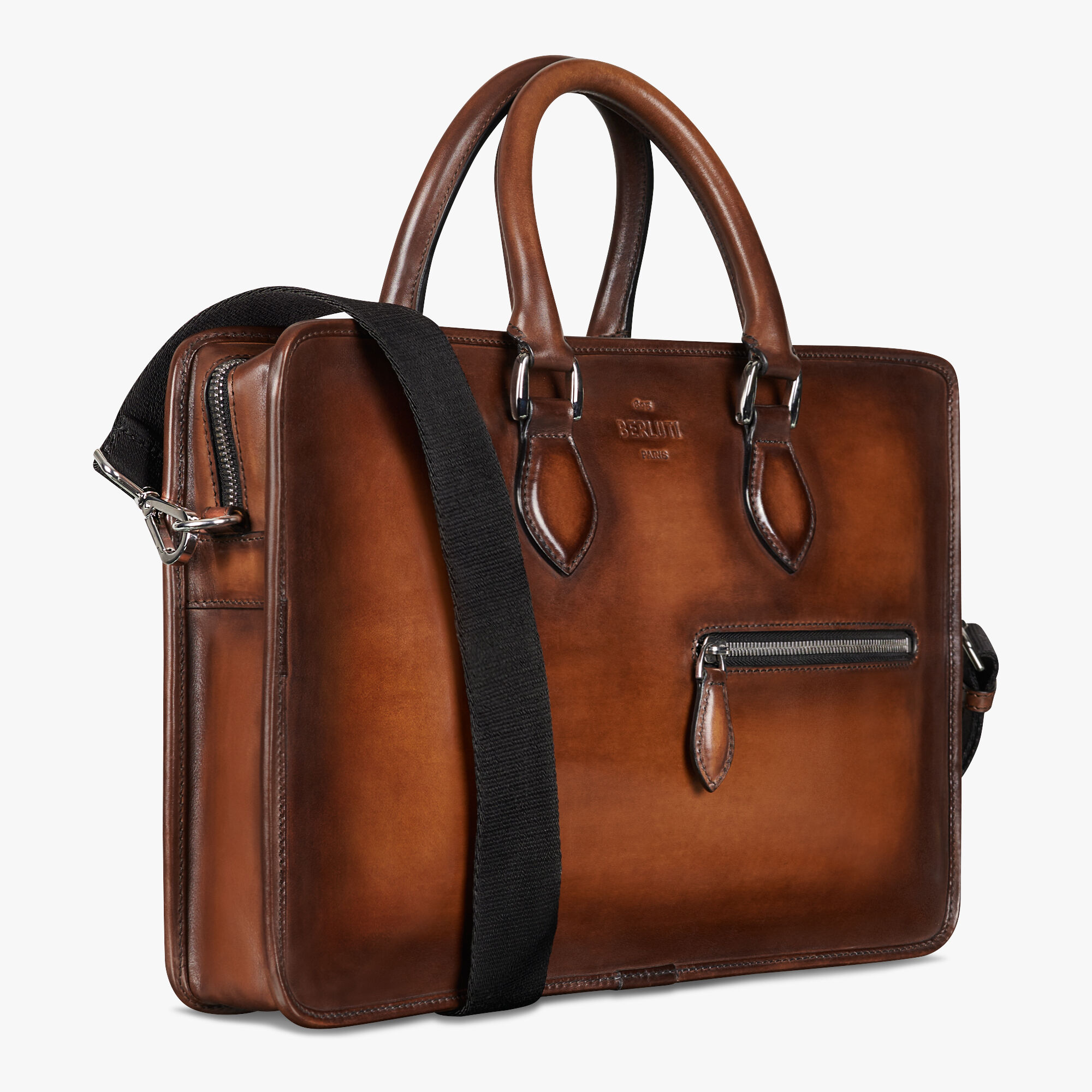 mini leather briefcase