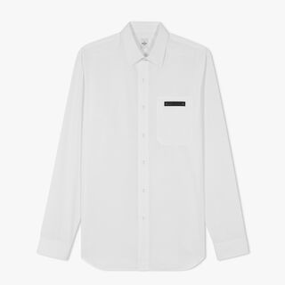 Alessandro Shirt With Leather Detail, BLANC OPTIQUE, hi-res