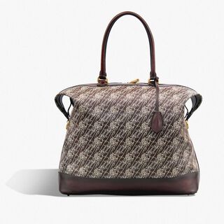 Sac De Voyage Baluchon En Toile Marbeuf, DARK BROWN + MADURO, hi-res