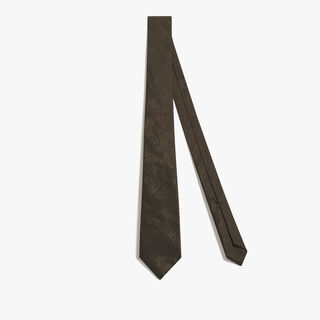 Classic Scritto Tie, SIGNATURE BROWN, hi-res