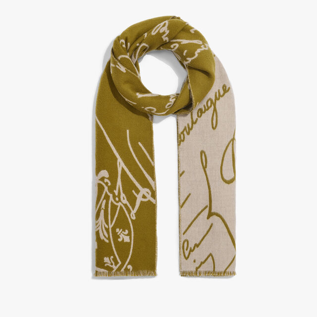 Wool Scritto Scarf