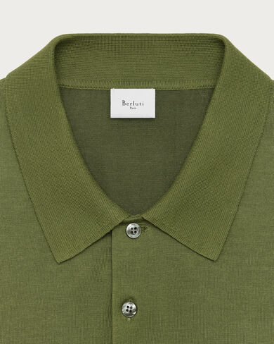 B-Thabor Embroidery Polo, Acid Green, hi-res
