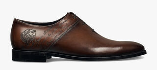Scars Démesure Scritto Leather Oxford, BRUN, hi-res