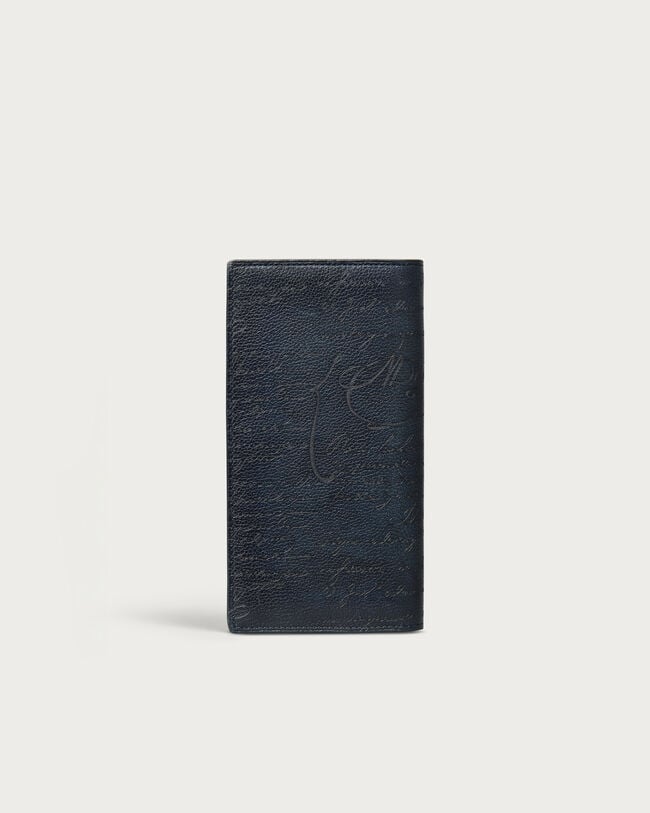 サンタル フラップ ロングウォレット, Indigo Denim, hi-res