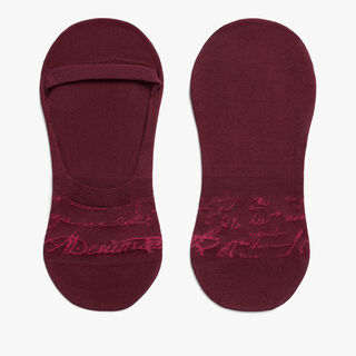 Shadow Cotton Ghost Socks, NERO BORDO, hi-res