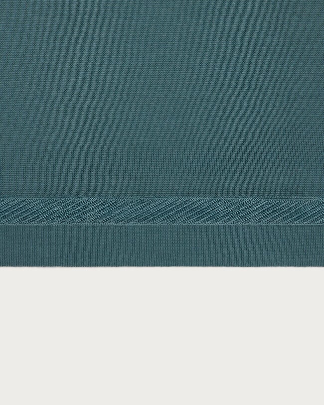 Polo avec Broderie B-Thabor, Green Smoke, hi-res