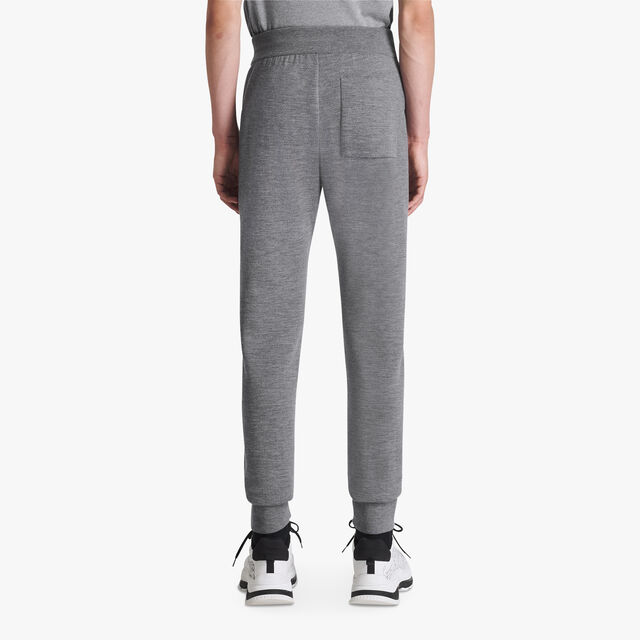 Light Wool Trousers With Scritto Lining, PEWTER GREY, hi-res