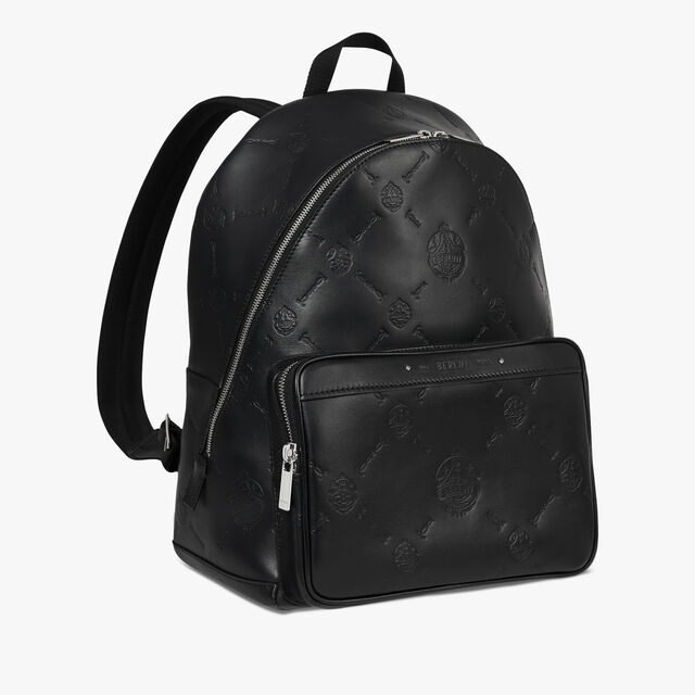 Trip Leather Backpack, BLACK, hi-res 2