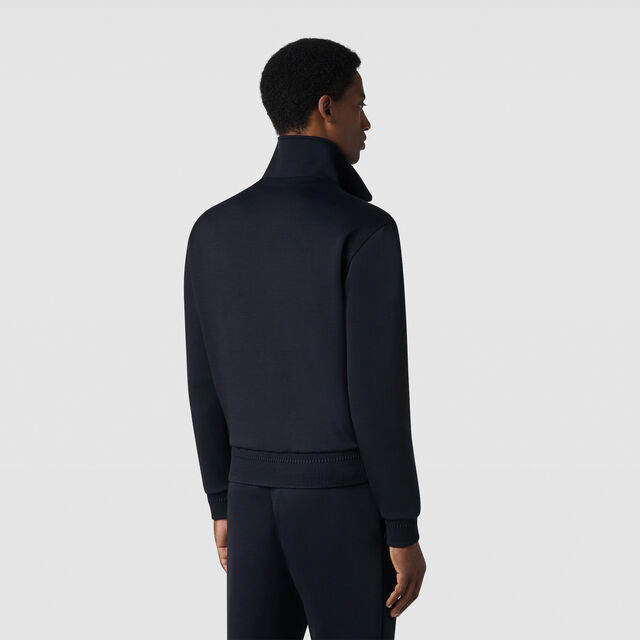 Wool Tracksuit Blouson, COLD NIGHT BLUE, hi-res 3