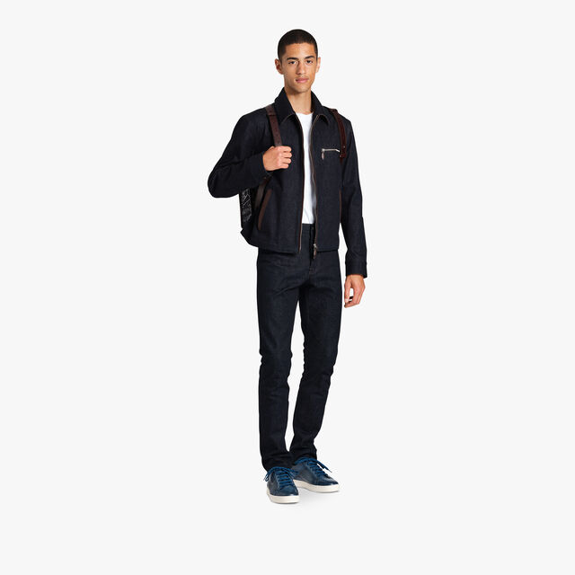 Indigo Denim Trousers, DARK INDIGO DENIM, hi-res 5
