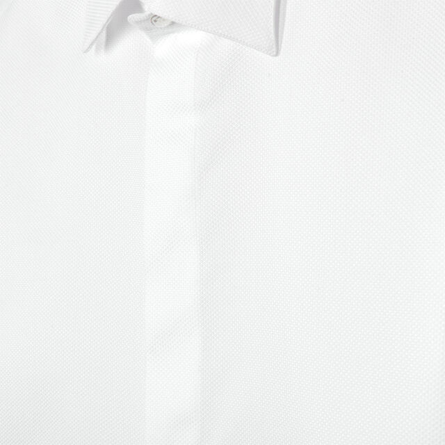 Cotton Double Cuffs Andy Shirt, BLANC OPTIQUE, hi-res 7
