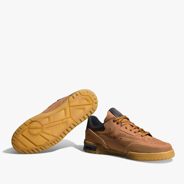 Playoff Nubuck Leather Sneaker, HAVANA, hi-res 4
