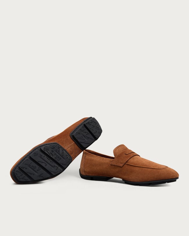 Lorenzo Drive Loafer, Ocher, hi-res