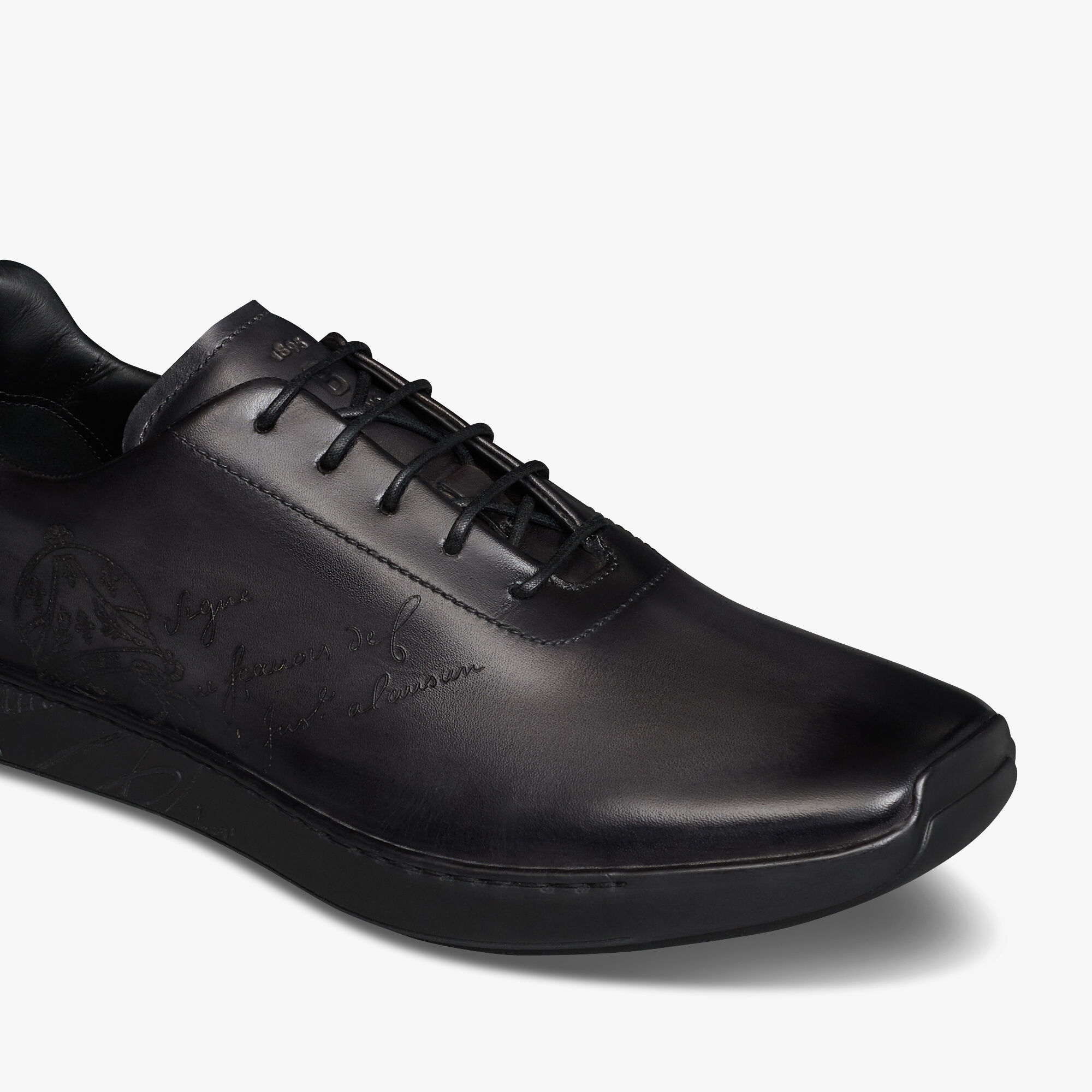 Metropolitan Scritto Leather Oxford, NERO, hi-res 6